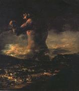 Francisco de Goya El Gigante (mk45) oil